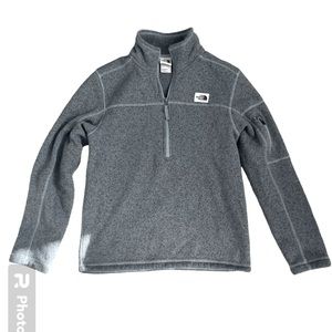 Gray The North Face Quarter Zip - Men’s Small